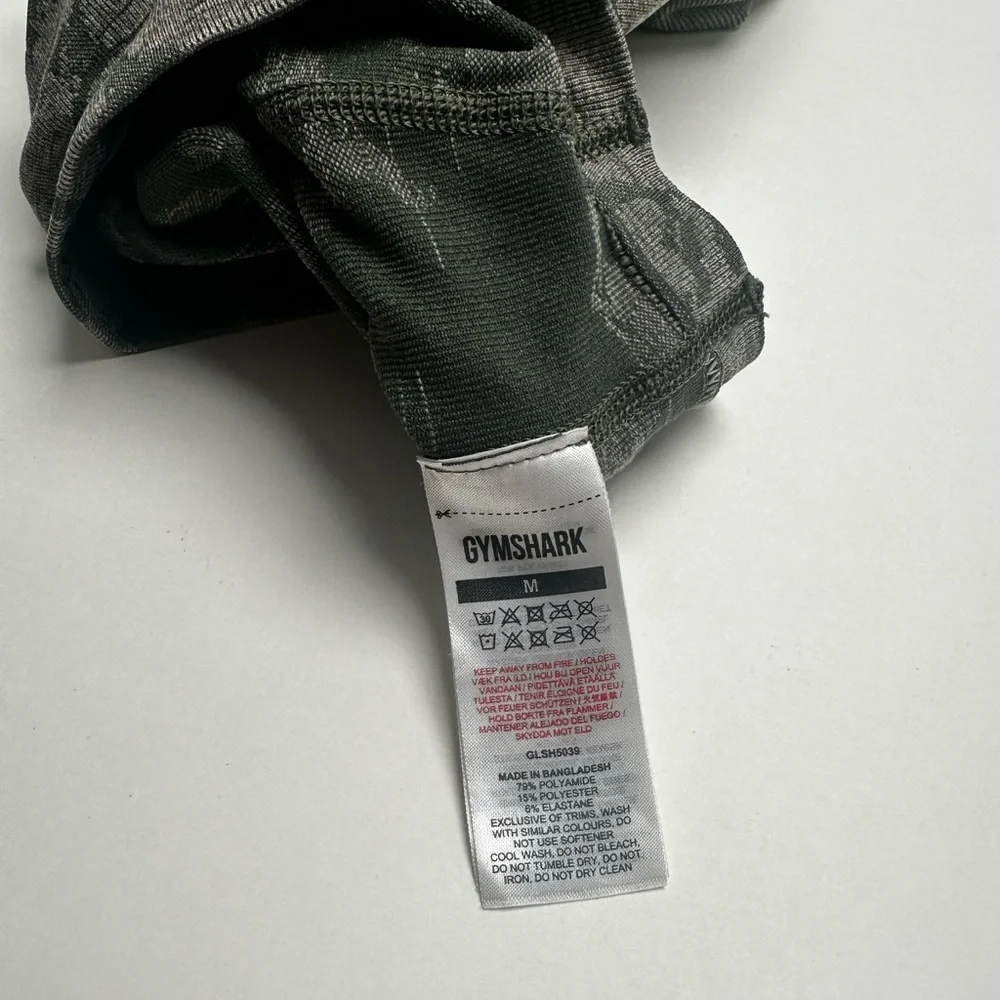 Gymshark Adapt Camo Seamless Shorts | Hunter Green - Picture 6 of 7